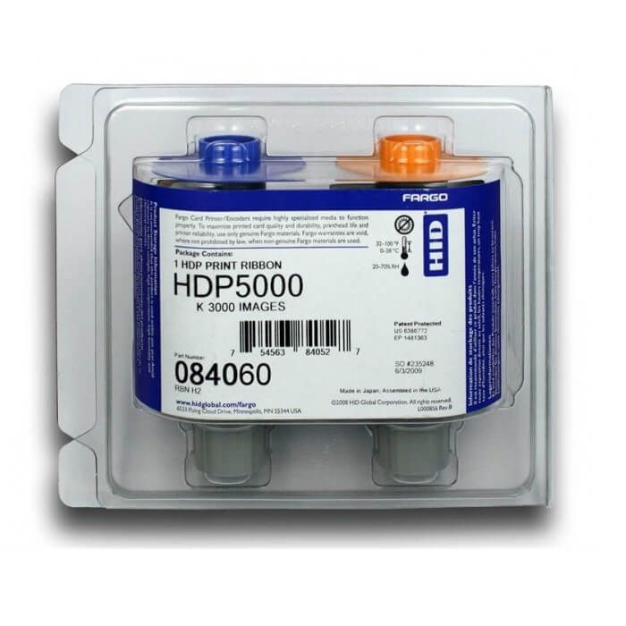 ریبون مشکی پرینتر فارگو HDP 5000 مدل 84060 طرح
